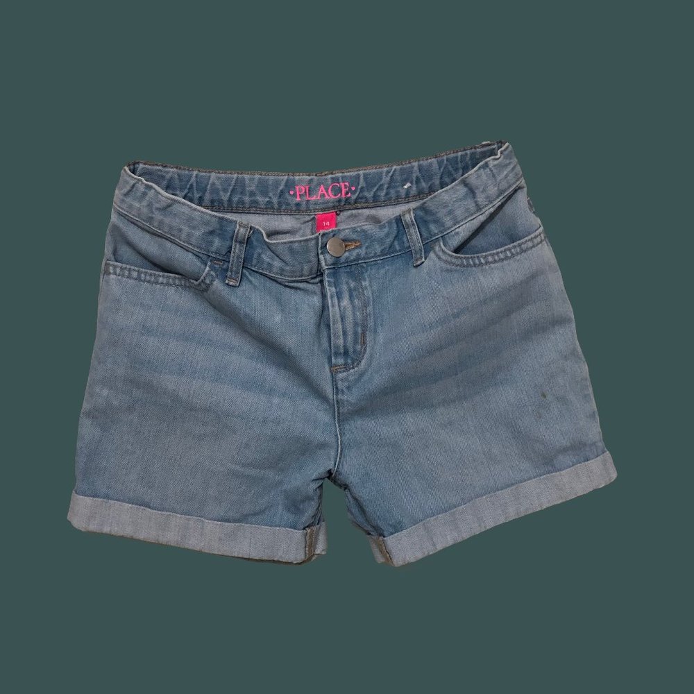 Children Place, Shortie Denim Shorts, Age 14-16, Youth